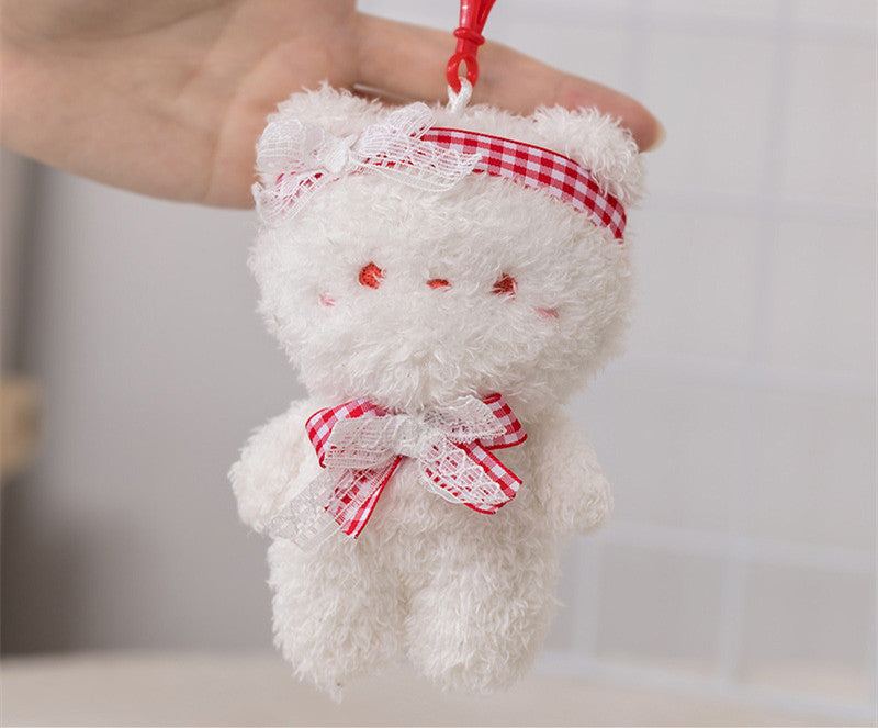 Plush Doll Lolita Bear Bag Charm Keychain