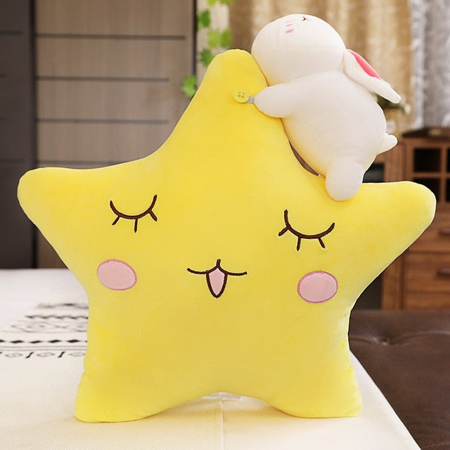 Moon Star Pillow Super Cute Plush Toy