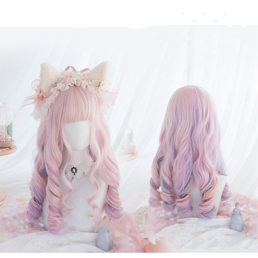 Harajuku Cute Wig Long Curly Hair