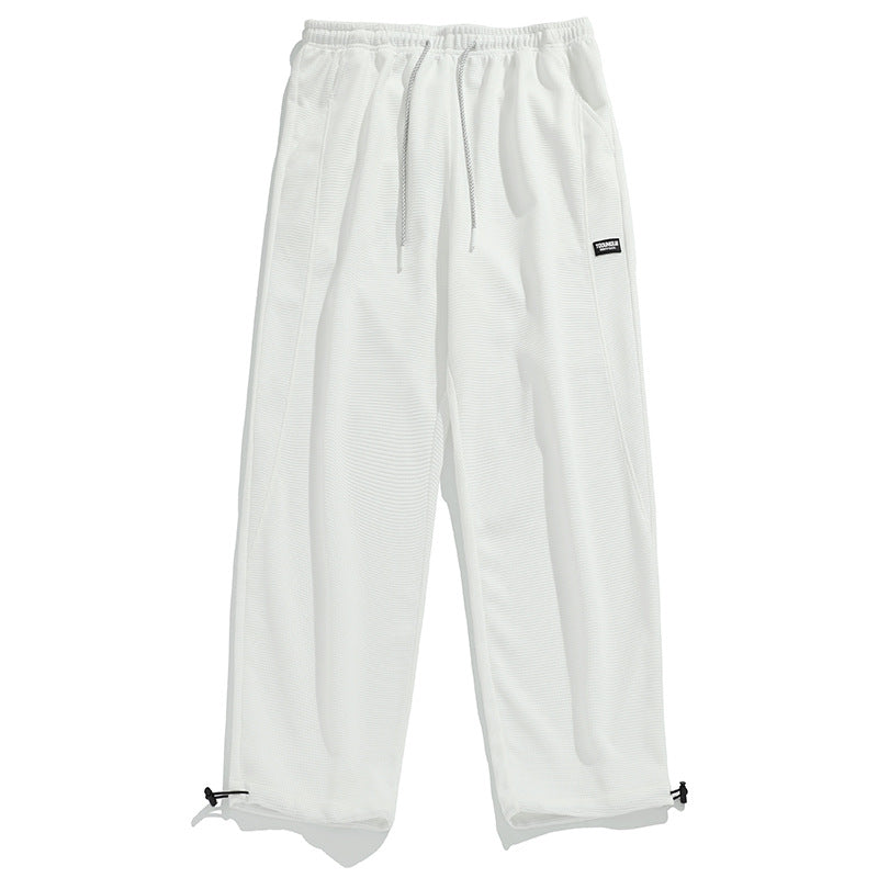 Loose Straight Drawstring Lounge Pants