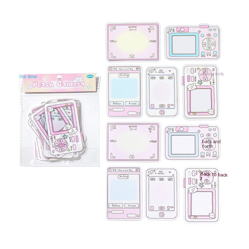 Cute Cartoon Card Stickers Bag