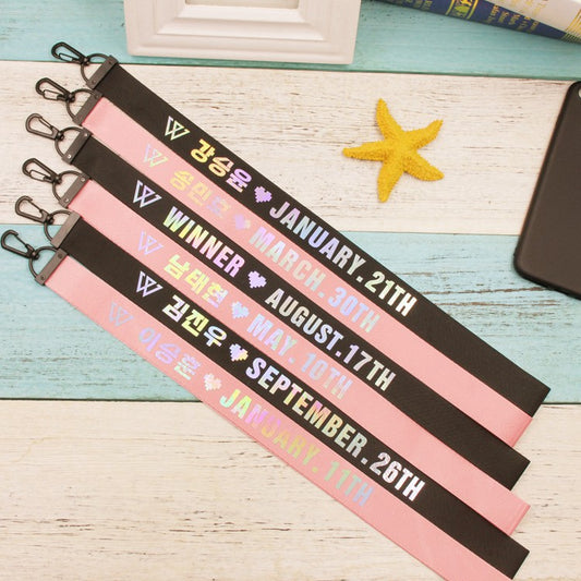 Kpop Lanyard Keychain/Phone Strap