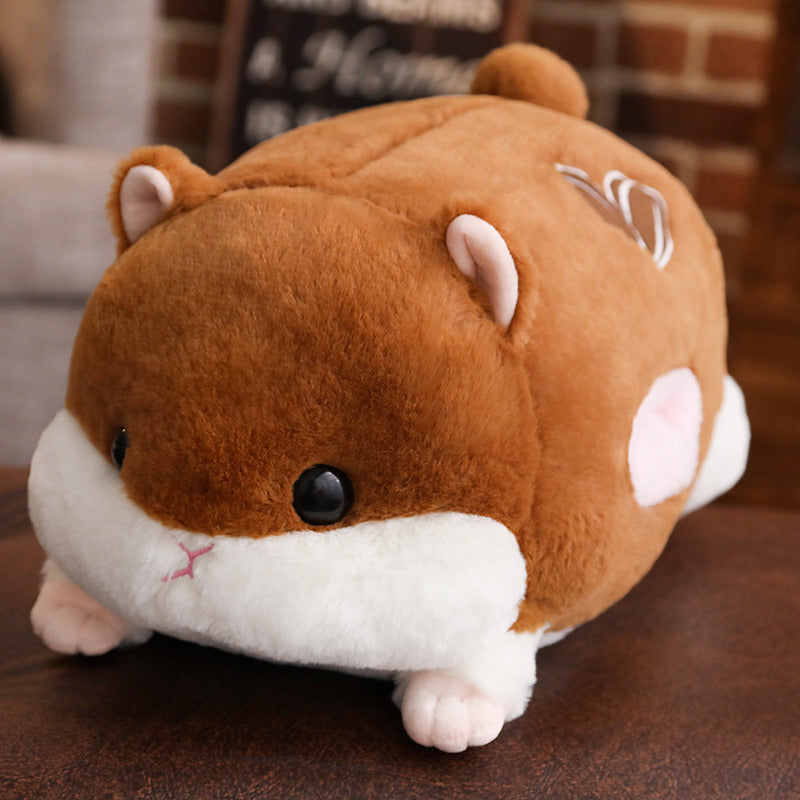 Cute Fluffy Hamster Pillow/hand warmer