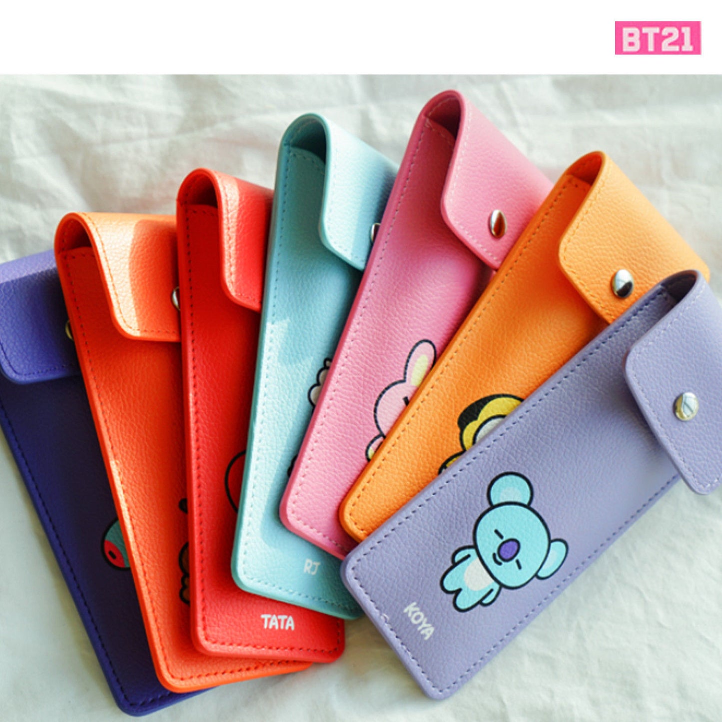 BT21 Pencil Case Pen Pouch Stationary Bag