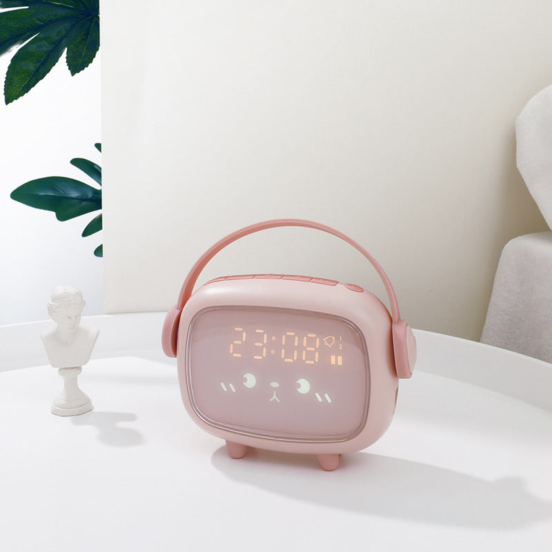 Alarm-Clock Night-Light Home-Decor Cute Timing Smart Countdown LED