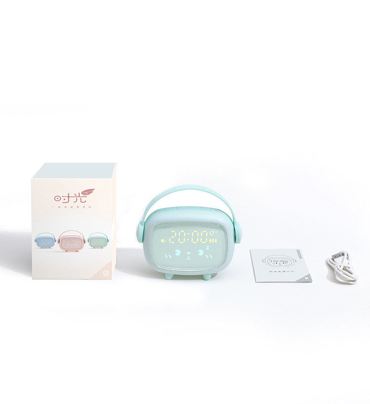 Alarm-Clock Night-Light Home-Decor Cute Timing Smart Countdown LED