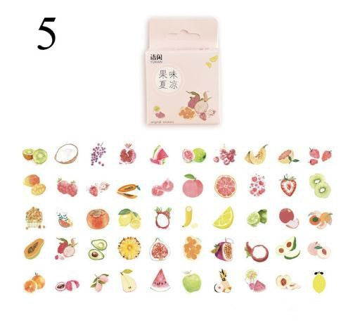 Cute Plant Stationery Stickers Kawaii Drink Stickers