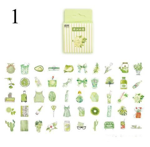 Cute Plant Stationery Stickers Kawaii Drink Stickers