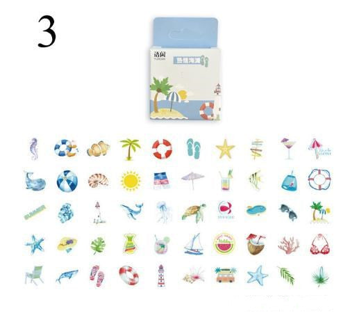 Cute Plant Stationery Stickers Kawaii Drink Stickers