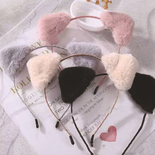 Furry Cat Ears Headband