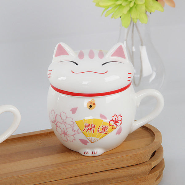 Cute Lucky Cat Cup