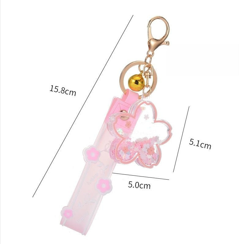 Sakura Quicksand Cherry Blossom Keychain