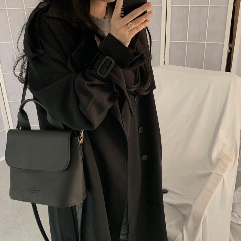 Trench Mid-length Loose And Lazy Style Coat