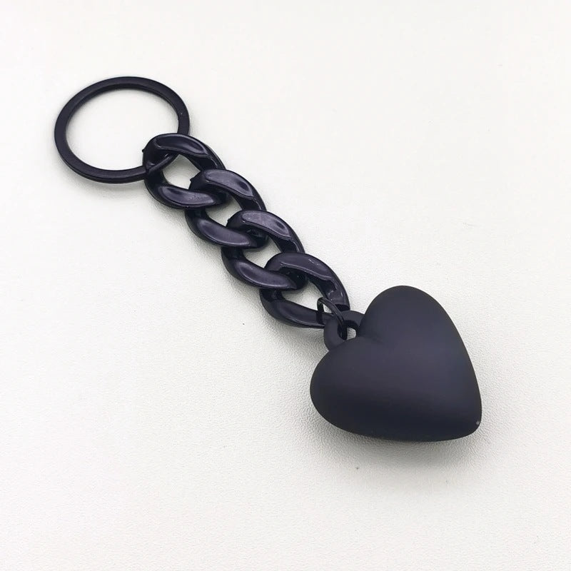 Heart-shaped Keychain Acrylic Chain Ring Accessories