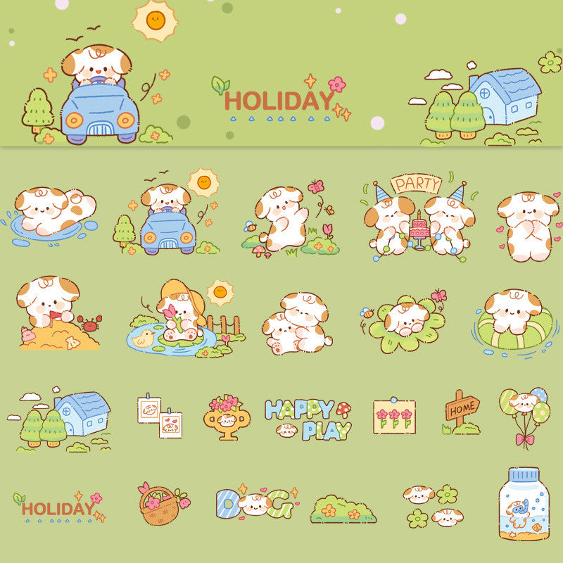 Soft Cute Planet Cute Animal Decoration Stickers