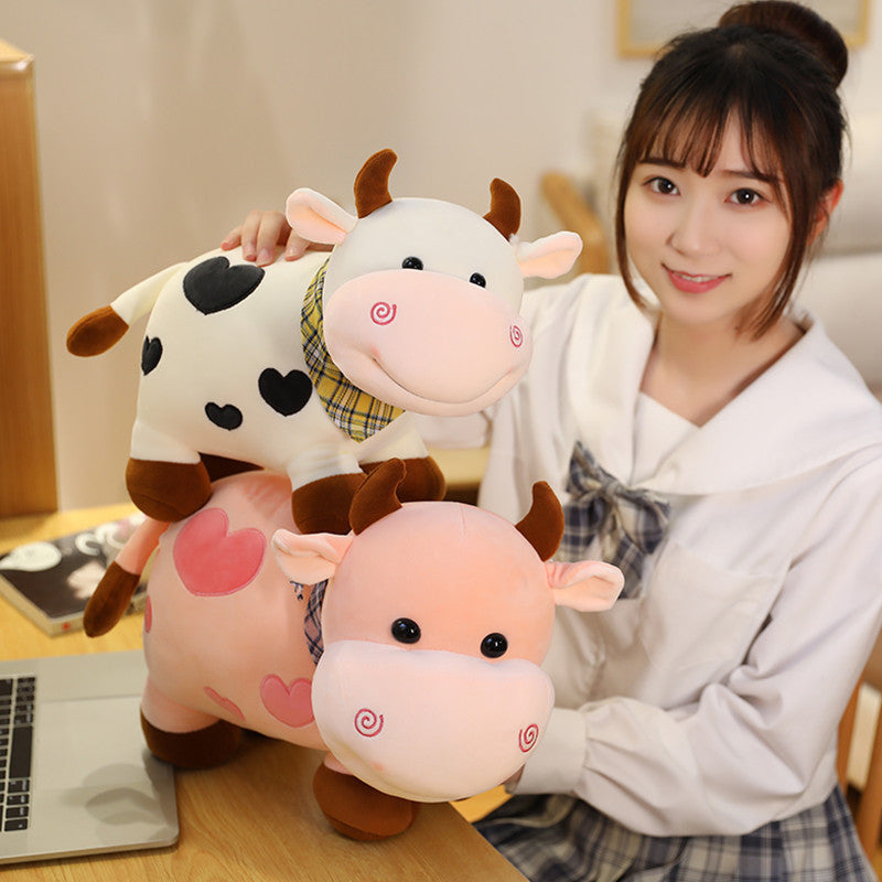 Cute Little Cow Plush Toy Pillow