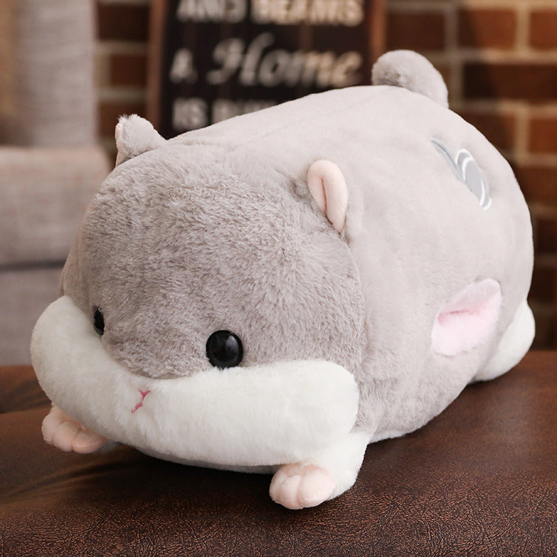 Cute Fluffy Hamster Pillow/hand warmer