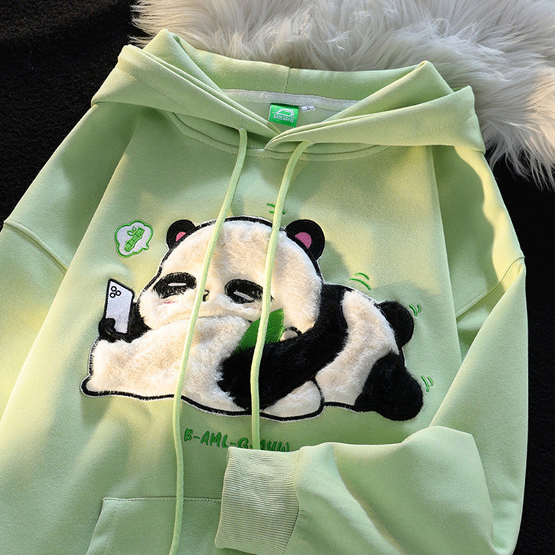 Cute Panda Hooded Sweater