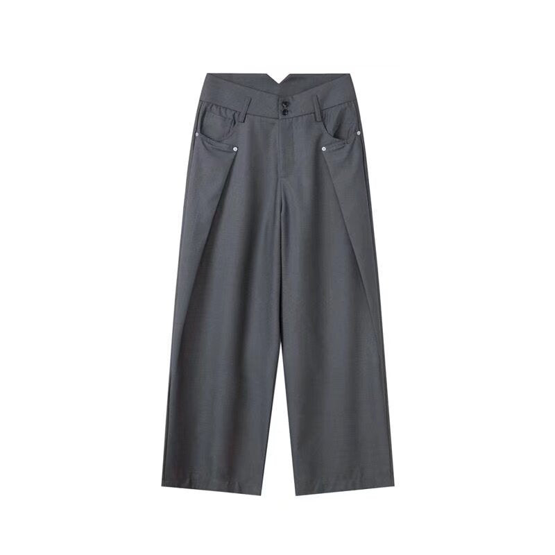 Smooth Straight-leg Trousers