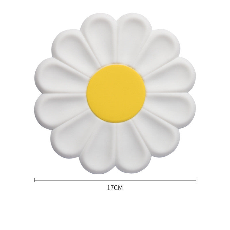 Daisy Flower Insulation Cute Silicone Placemat Decor