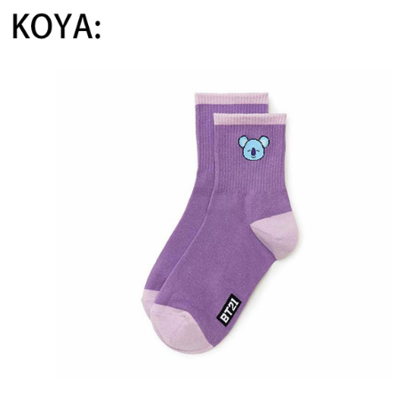 7 pcs BT21 cotton socks