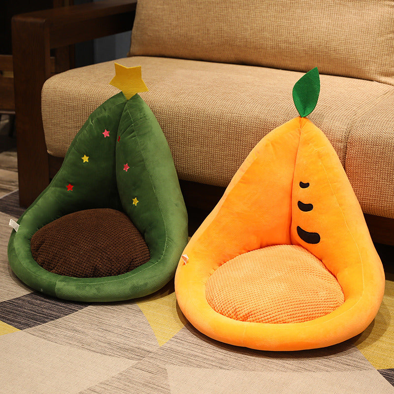 Multifunction Plush Fruit Soft Stuffed Chair Cusion