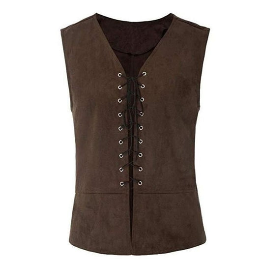 V-Neck Eye Tie Vest