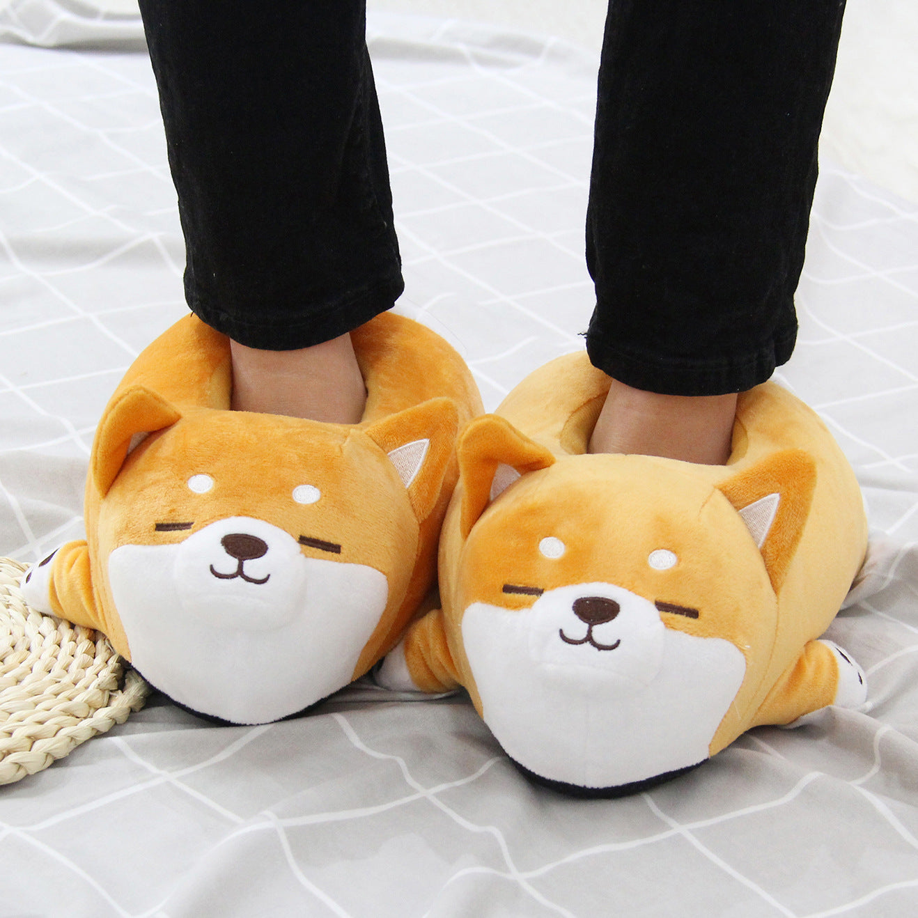 Cute Soft Corgi Slippers