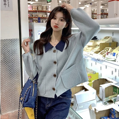 Soft  Long-sleeved Sweater Cardigan Jacket