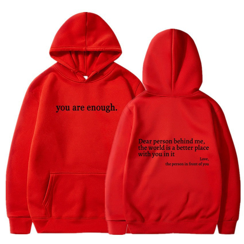 You are enough hoodie