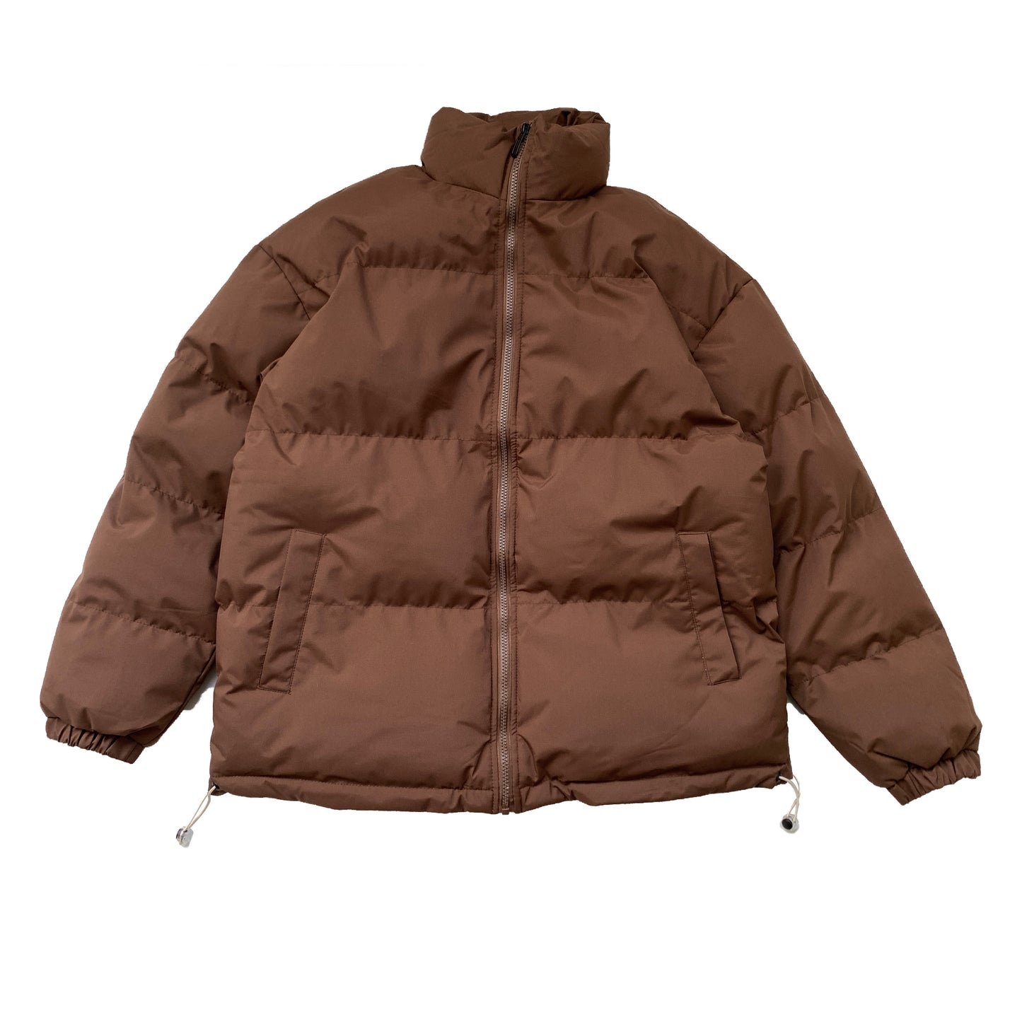 Solid Colour Cotton-padded Coat