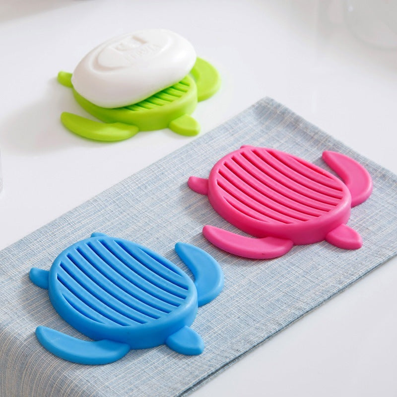 Tortoise neon bathroom soap holder