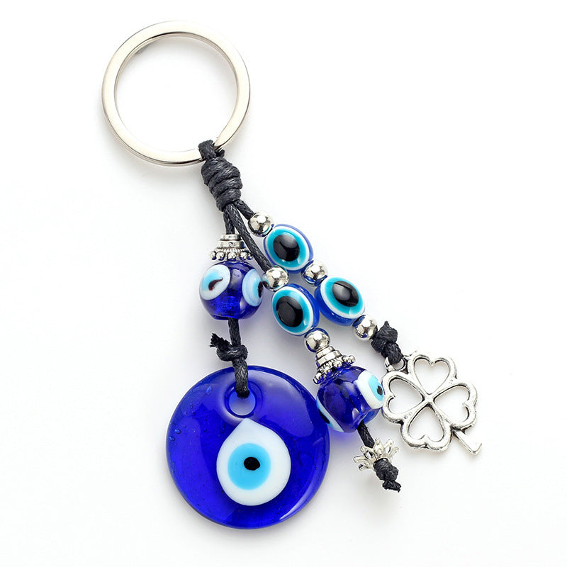 Evil eye Alloy Palm Key Pendant