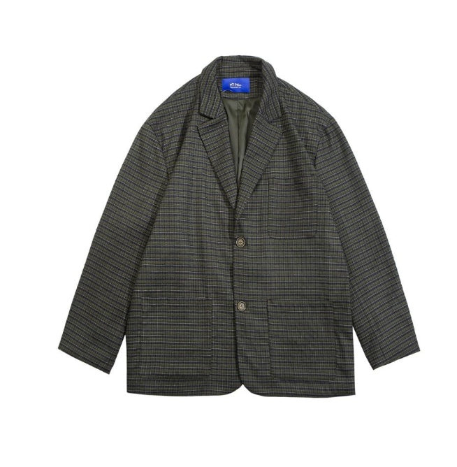 Fine Plaid Loose Niche Suit Jacket