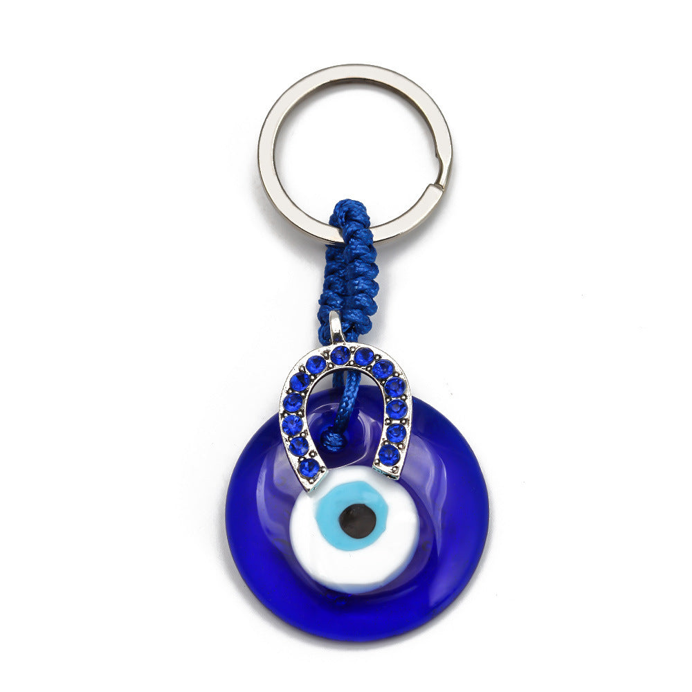 Evil eye Alloy Palm Key Pendant