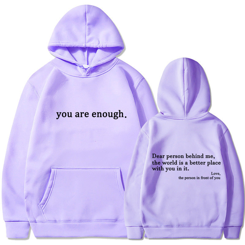 You are enough hoodie