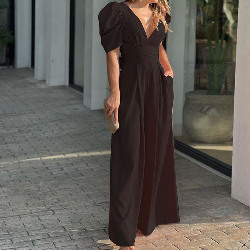 Elegant Wide Legs Jumpsuit