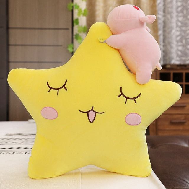 Moon Star Pillow Super Cute Plush Toy