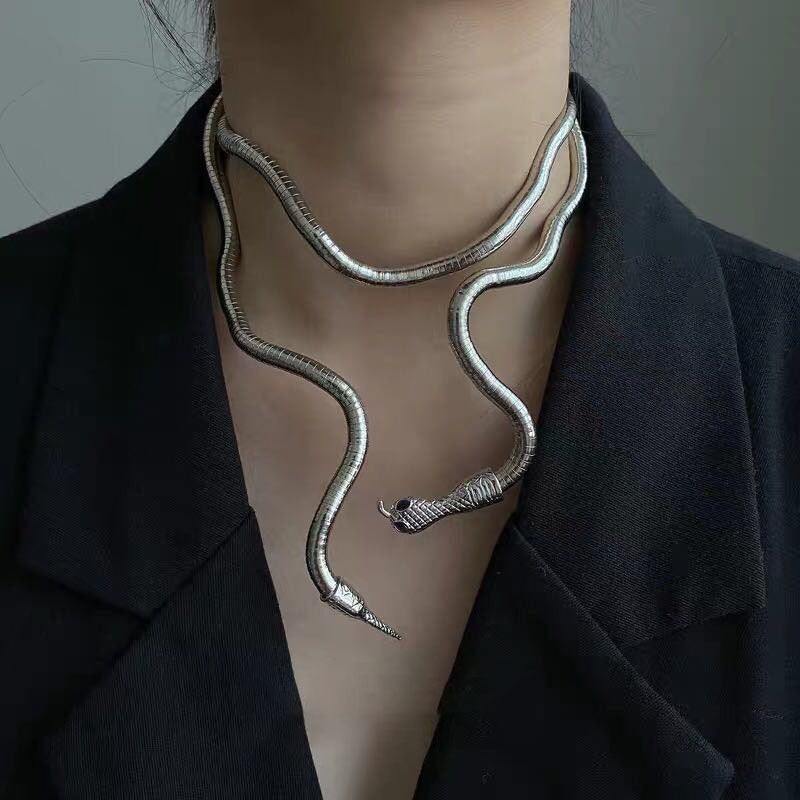 Snake Collar Alloy Necklace