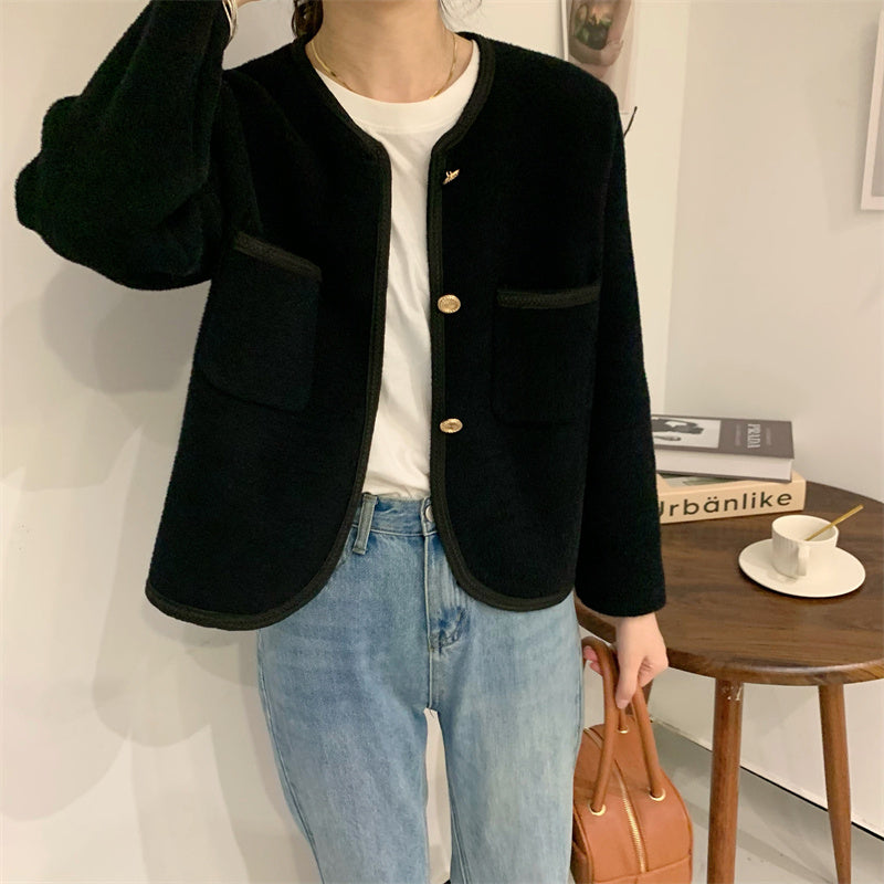 French Cashmere Cardigan Jacket