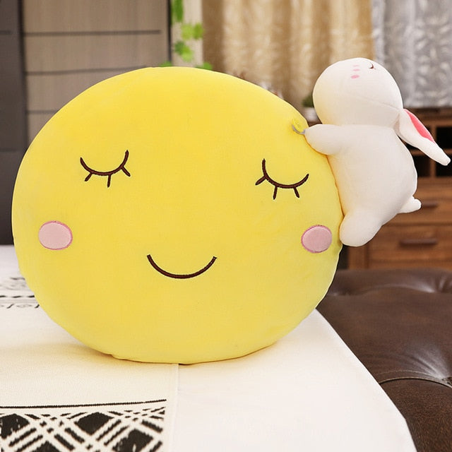 Moon Star Pillow Super Cute Plush Toy