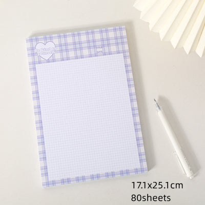 Sheets Grid Memo Paper Note Pads