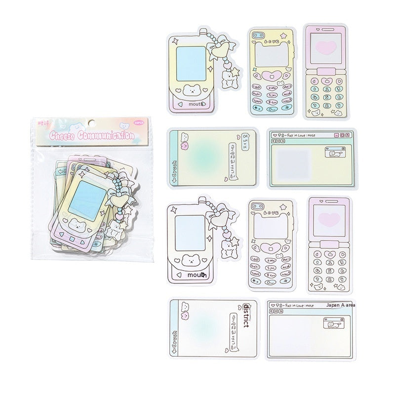 Cute Cartoon Card Stickers Bag