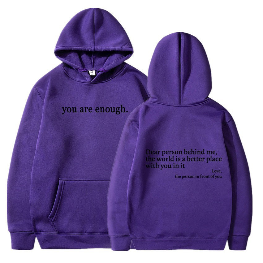 You are enough hoodie