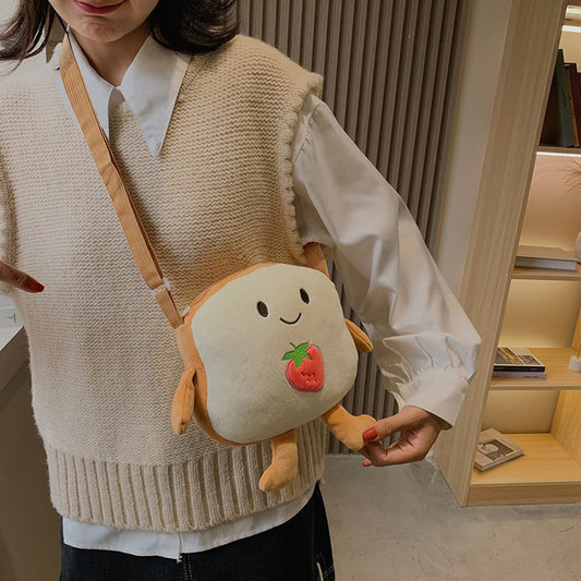 Toast Plush Shoulder Bag