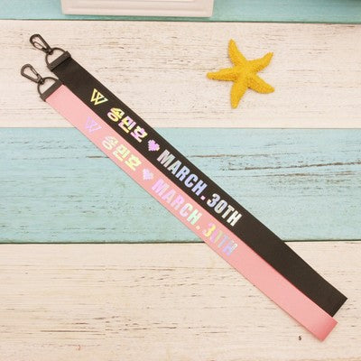 Kpop Lanyard Keychain/Phone Strap