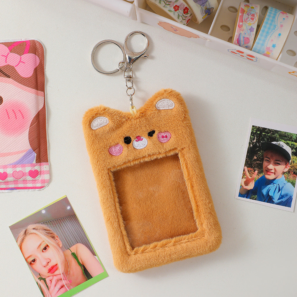 Cartoon Puppy Cute Plush Card Sleeve