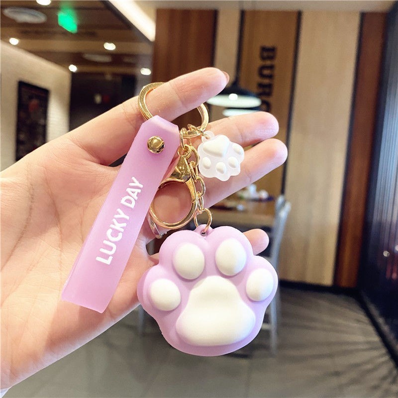 Creative Cat Paw Keychain