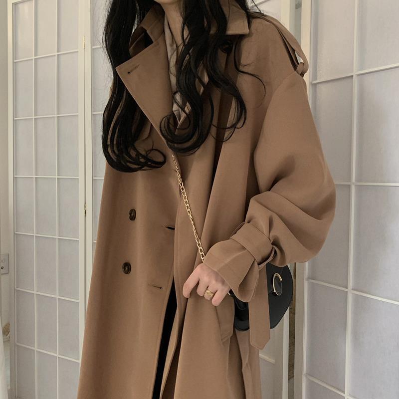 Trench Mid-length Loose And Lazy Style Coat