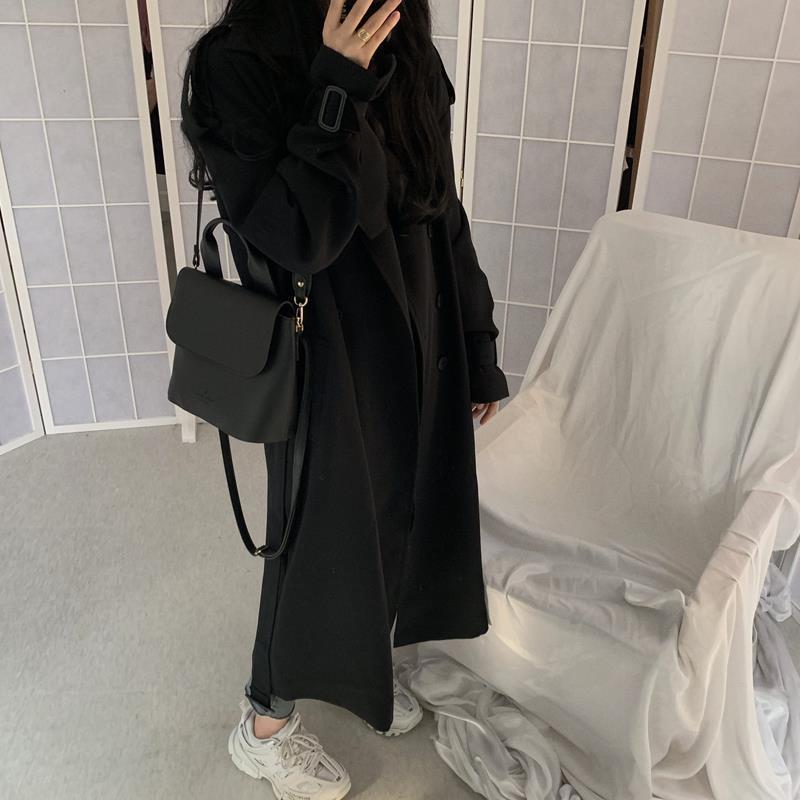 Trench Mid-length Loose And Lazy Style Coat